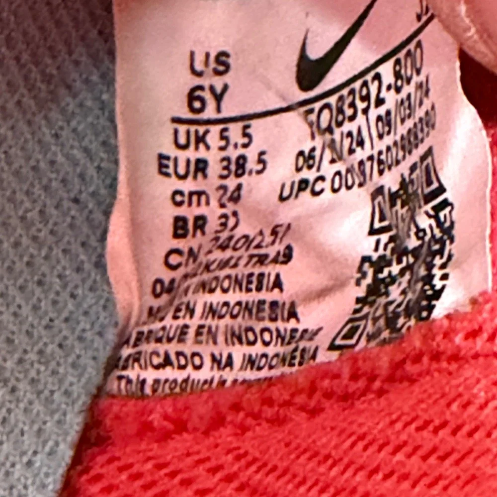 Nike Air Zoom Mercurial Kids Soccer Cleats Bright Crimson Blue FQ8392-800 6Y B+